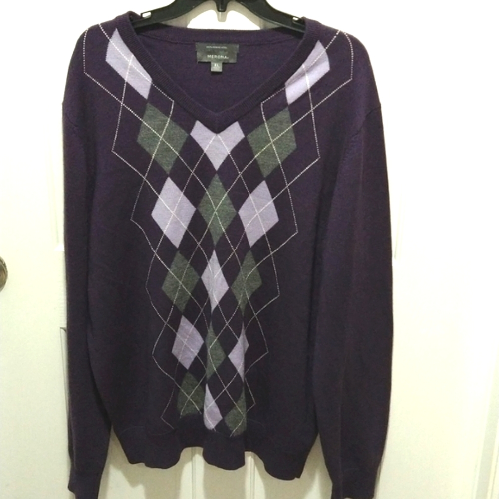 Merona Men's 100% Merino Wool Sweater